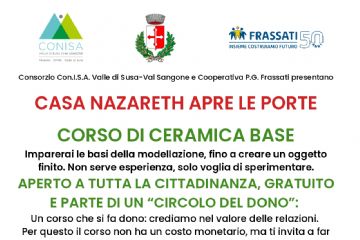 Casa Nazareth apre le porte: Corso di ceramica di base 