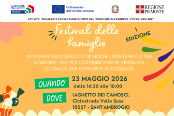 Sabato 23 maggio a Sant'Ambrogio di Torino: Festival delle Famiglie